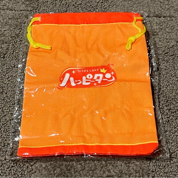 Kameda Happy Turn Soft Rice Cracker (Sweet) Japanese Snack Drawstring Pouch Bag - Picture 2 of 7